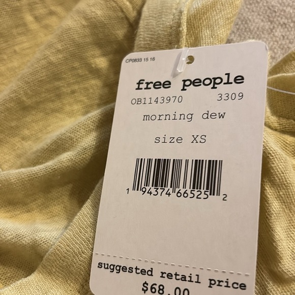 Free People Sasha Shimmy Ruffle Morning Dew Tank Dress - Picture 6 of 6